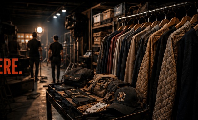 Costume wardrobe and production environment